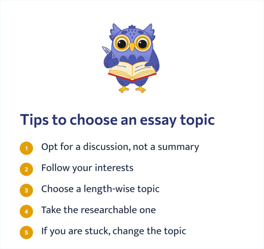Tips to Choose an Essay Topic