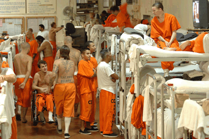 Overcrowded Prison Facility